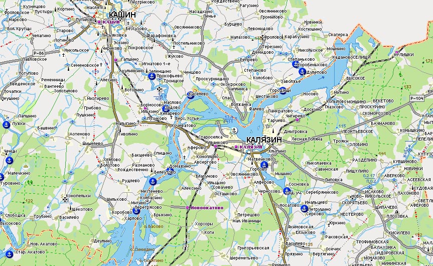 Приложение карта волга. Карта Калязина и Калязинского района. Калязин на карте Волги. Калязин город на карте Тверской области. Карта глубин Волги в Тверской области Калязинский район.